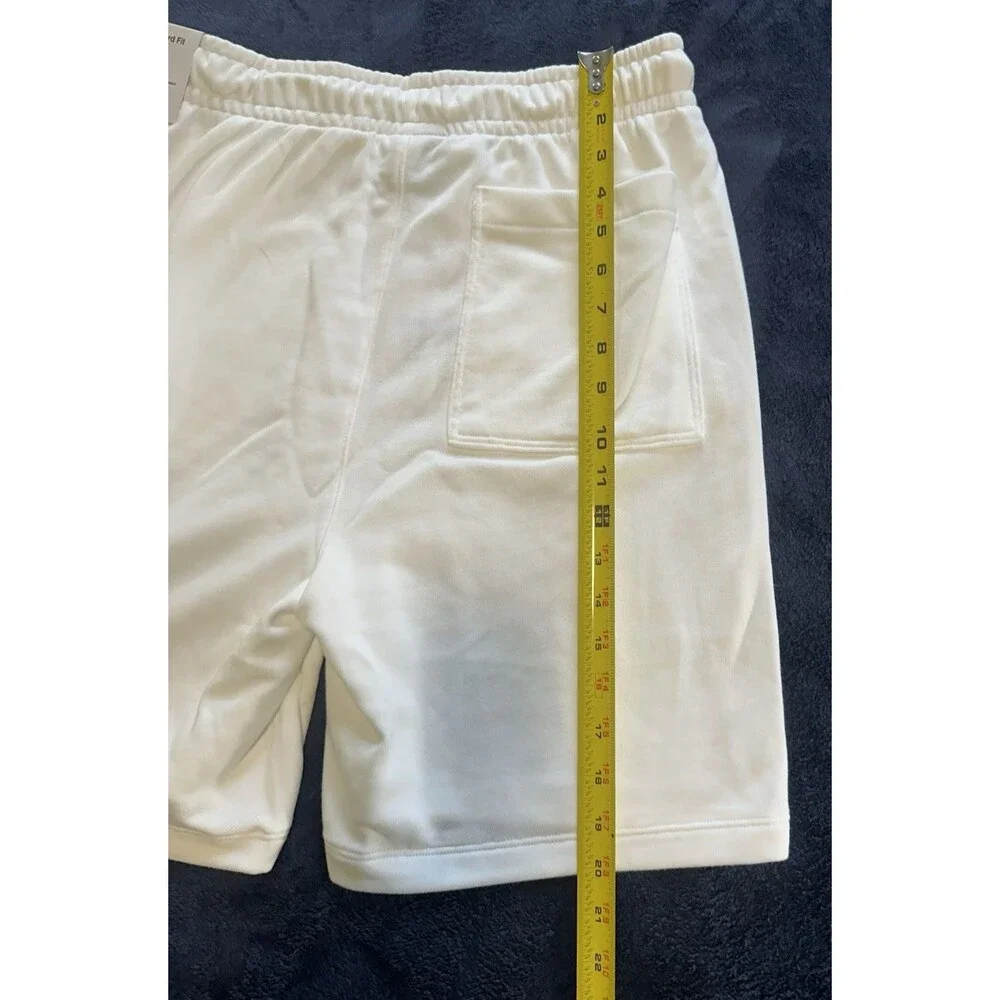 Nike Air Jordan Flight MVP Fleece Shorts White Turquoise FN4700-100 Men's M NWT